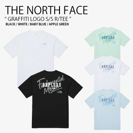 THE NORTH FACE ノースフェイス Tシャツ GRAFFITI LOGO S/S R/TEE グラフィティ ロゴ ショートスリーブ ラウンドネック ティーシャツ 半袖 カットソー カジュアル ストリート WHITELABEL メンズ レディース 男性用 女性用 男女共用 NT7UQ09J/K/L/M【中古】未使用品