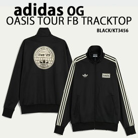 adidas originals アディダス トラックトップ OASIS TOUR live'25 FIREBIRD TRACK TOP KT3456 BLACK オアシス ツアー コラボ ファイアーバードトラックトップ ブラック ルーズフィット メンズ レディース【中古】未使用品