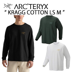 ARC'TERYX �A�[�N�e���N�X ����T ����T�V���c KRAGG COTTON LS M �N���b�OT�V���c JADE WHITE BLACK ���M�����[�t�B�b�g �����Y ���f�B�[�X ATQFM09714 X000009714