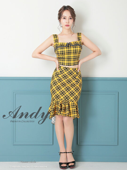楽天市場】Andy ドレス AN-ON2746 セットアップ ミニドレス andyドレス 