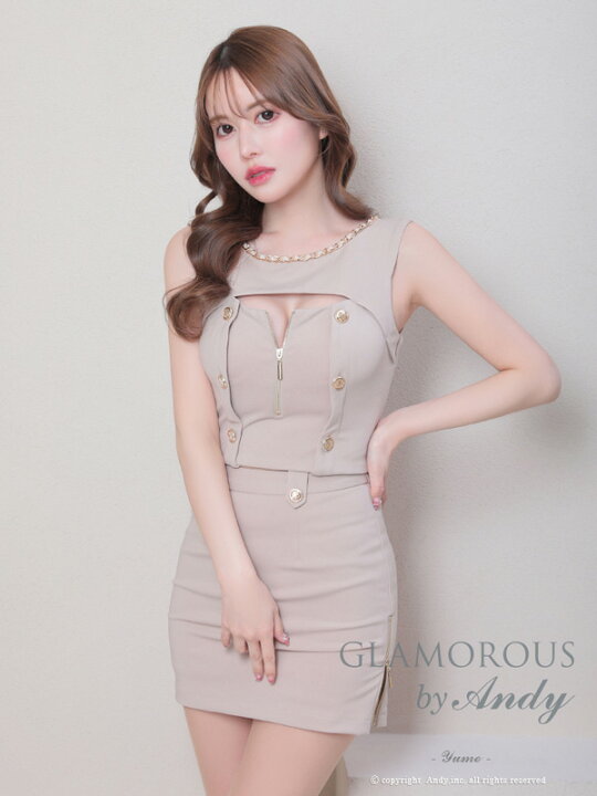 楽天市場】GLAMOROUS ドレス GMS-V809 セットアップ ミニドレス Andy  
