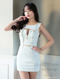 GLAMOROUS ドレス GMS-V809 セットアップ ミニドレス Andyドレス グラマラスドレス クラブ キャバ ドレス パーティードレス