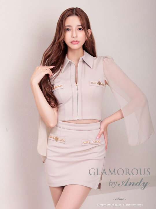楽天市場】GLAMOROUS ドレス GMS-V825 セットアップ ミニドレス Andy 
