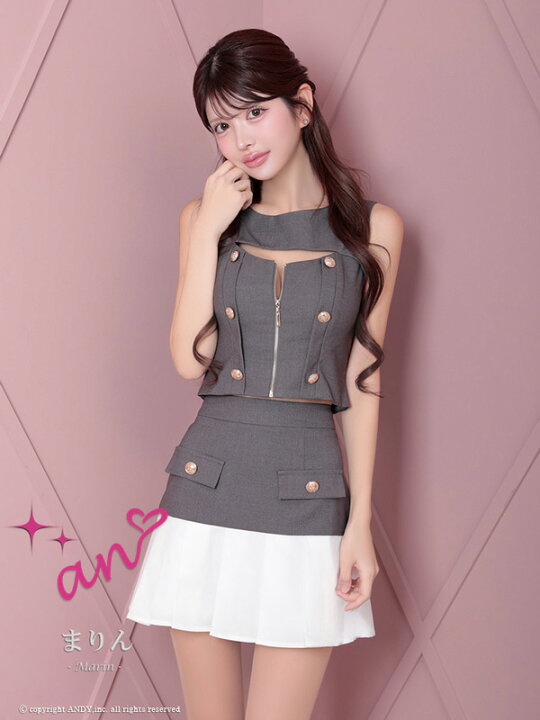 楽天市場】an ドレス AOC-3814 セットアップ ミニドレス Andyドレス  