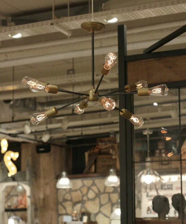 楽天市場】アクメファニチャー ACME Furniture SOLID BRASS LAMP 9ARM  