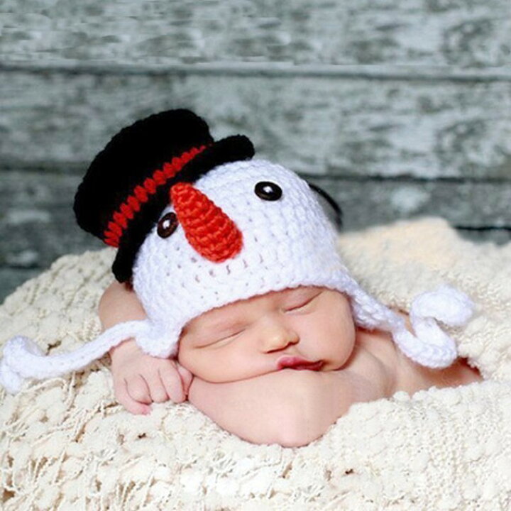 楽天市場 ベビー 子供 衣装 コスチューム 着ぐるみ ニューボーンフォト 帽子 スノーマン 赤ちゃん ゆきだるま 毛糸 記念撮影 寝相アート フォト ハーフバースデー 記念日 記念写真 クリスマス ハロウィン os 017 Acole Japan