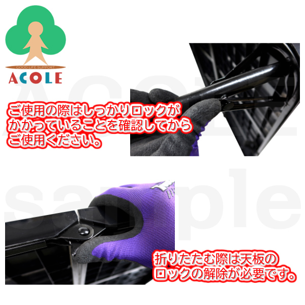 楽天市場】【折りたたみテーブル 椅子2脚セット (ブラック) ASG-90IS 