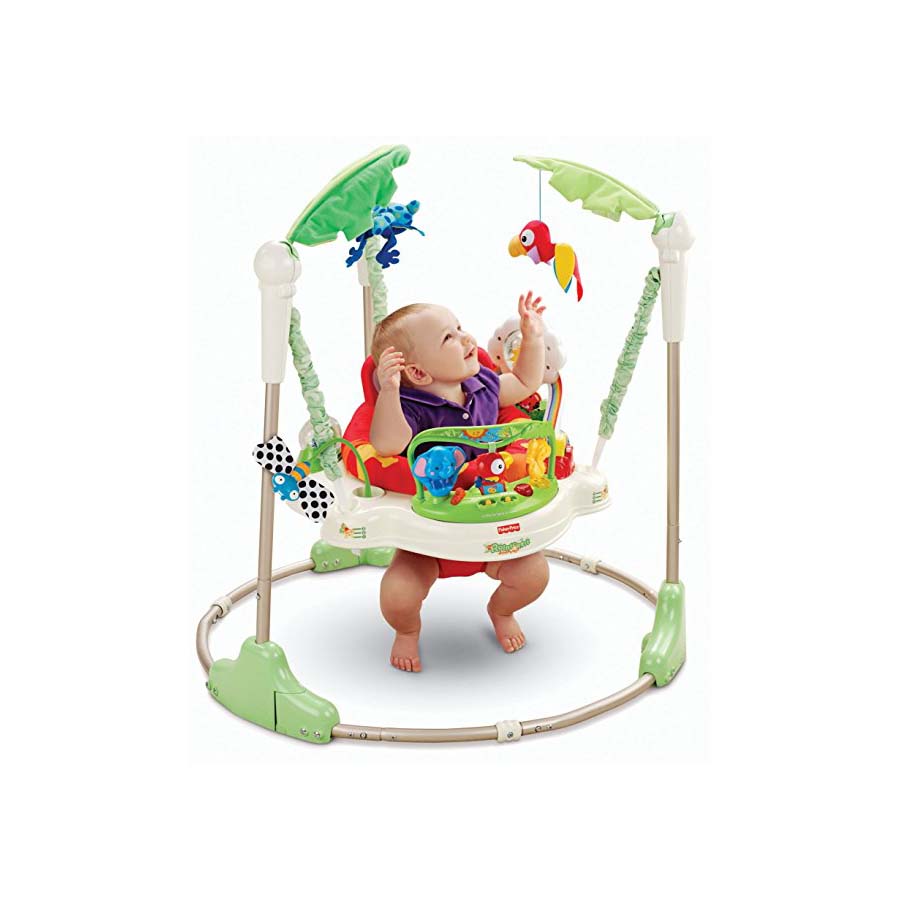 Fisher-Price フィッシャープライス レインフォレスト ジャンパルー 赤ちゃん ベビー 室内遊具 運動 折り畳める ポータブル おもちゃ |  アカムス楽天市場店