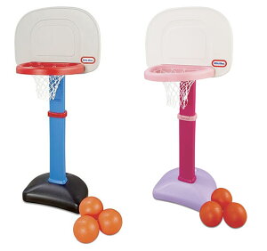 家 で 遊べる 遊び おもちゃ 子供 バスケットゴール ミニ ボール 3個付 リトルタイクス バスケットボール 室内・屋外兼用 2色展開