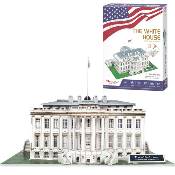 パズル 3D 立体 家遊び 大人 子供 パズル 3D 立体 家 遊び 子供 大人 家族 アメリカ ワシントン D.C. ホワイトハウス 大統領 頭脳 誕生日 プレゼント ステイホーム 通常便は送料無料