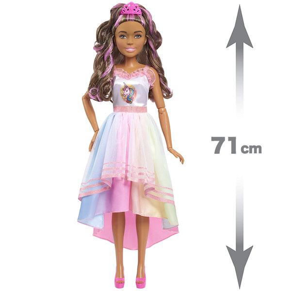 バービー 人形 大きい 注目ショップ プレゼント 激安通販ショッピング ベストファッションフレンド ユニコーン パーティ 71cm ドール Barbie 女の子 ギフト 通常便は送料無料 ブルネット