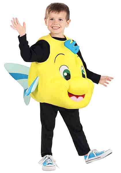 ディズニー リトルマーメイド コスチューム 幼児 子供 フランダー 魚 仮装 衣装 通常便は送料無料 アカムス