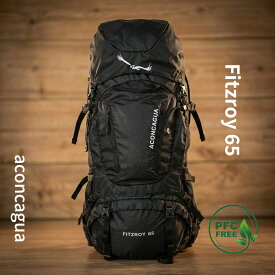 Fitzroy フィッツロイ 65 登山用リュック バックパック 大容量 丈夫 リュック 65L 大型 登山用 ザック 旅行 海外旅行 キャンプ 山小屋泊 避難準備 リュックサック 2WAYS Aconcagua アコンカグア