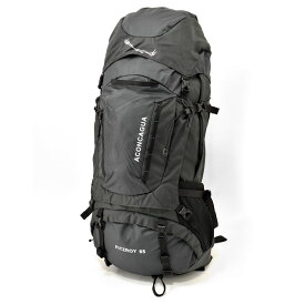 登山トレッキング ボランティア 65L 大型 大きい 登山用ザック キャンプ 山小屋泊 アウトドアギア トレッキングパック 大容量 リュックサック 2WAYS 大容量 Aconcagua アコンカグア 65L