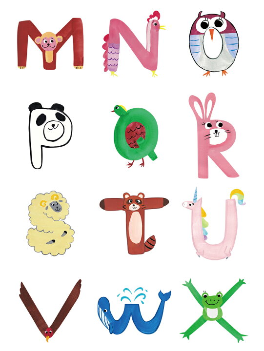 楽天市場 卒園記念品にお勧め 名入れ お名前トートバッグアルファベット柄の動物たちイラスト入り 出産祝いやプレゼント 保育園 入園祝い 卒園記念品にお勧め ママバッグ マザーズバッグ 名入れ服のお店 ａカレッジ