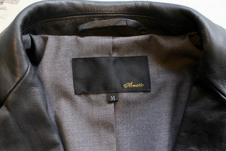 楽天市場】ACOUSTIC(アコースティック)LEATHER ONE BUTTON TAILORED 