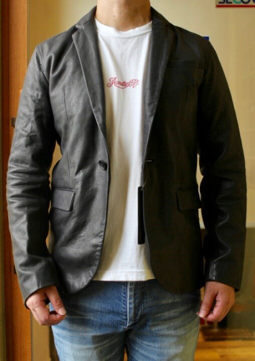 楽天市場】ACOUSTIC(アコースティック)LEATHER ONE BUTTON TAILORED 