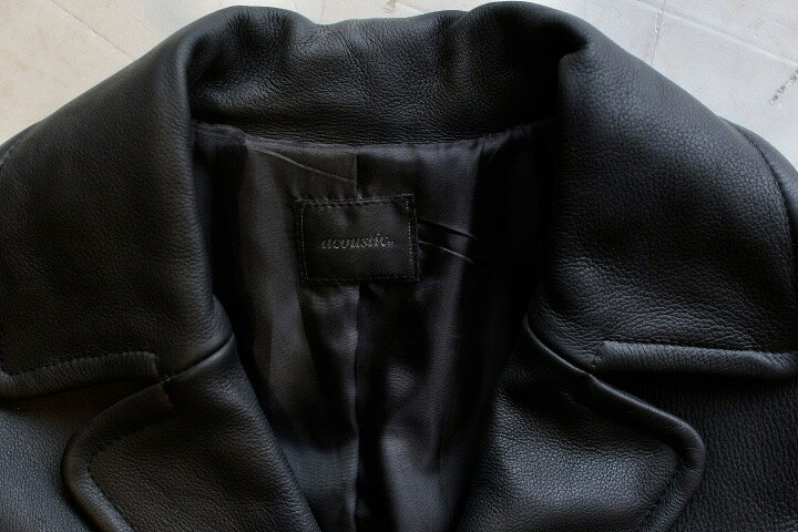 楽天市場】ACOUSTIC(アコースティック)DEER LEATHER COAT JACKET