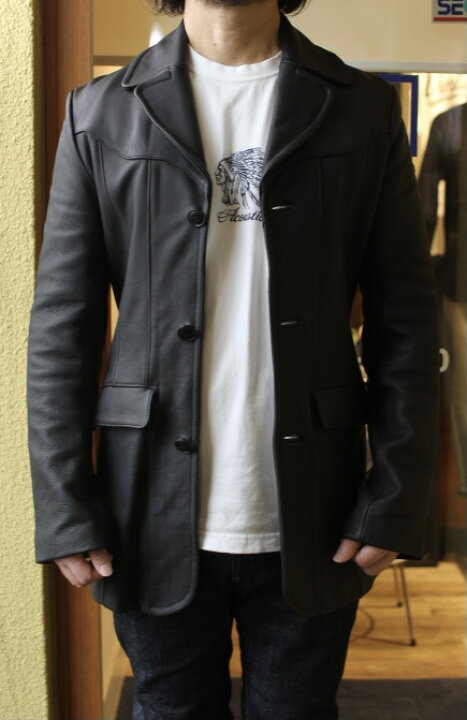 楽天市場】ACOUSTIC(アコースティック)DEER LEATHER COAT JACKET 