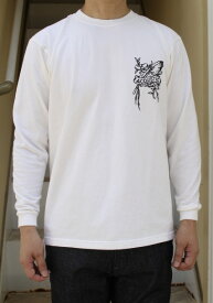 ACOUSTIC(アコースティック)EAGLE L/S TEE(頑丈なロングTシャツ)【絶対に首の伸びない丈夫なロングTシャツ】肉厚 丈夫 首伸びない ユニセックス 特大サイズあり頑丈ロングTシャツ 新作最終入荷! あす楽対応 送料無料