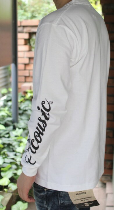 楽天市場】ACOUSTIC(アコースティック)ARM LOGO L/S TEE(頑丈な肉厚 