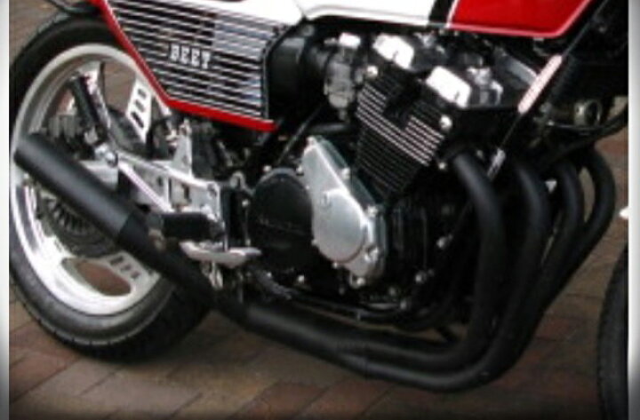 楽天市場】CBX400F エルサウンド ショート管 ブラック マフラー【新品 