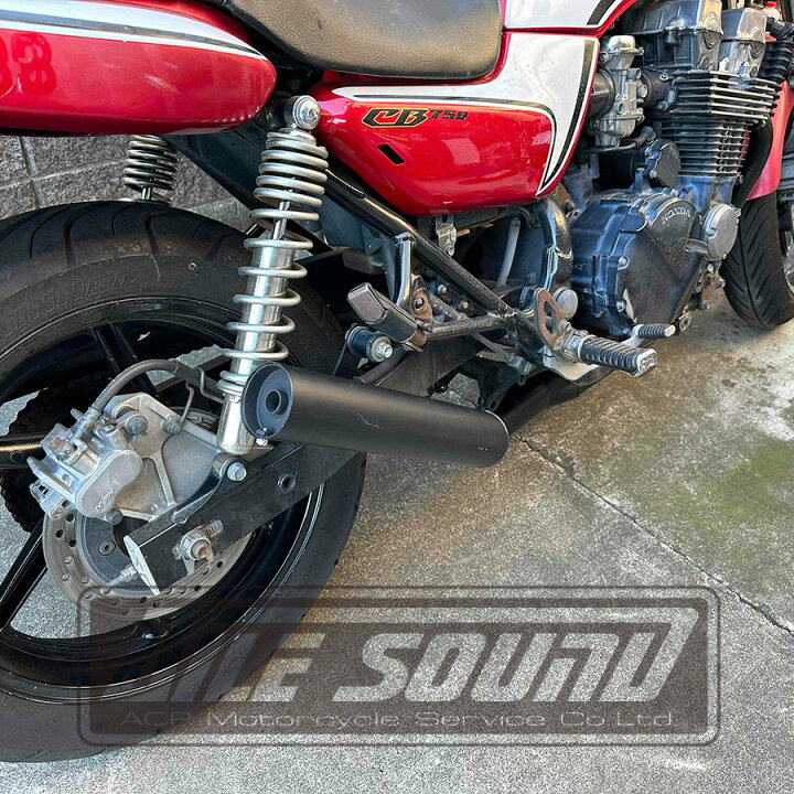 楽天市場】CB750 (RC42) エルサウンド ショート管 ブラック マフラー 
