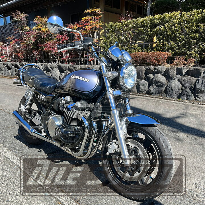 楽天市場】ゼファー750 エルサウンド ショート管 メッキ マフラー 