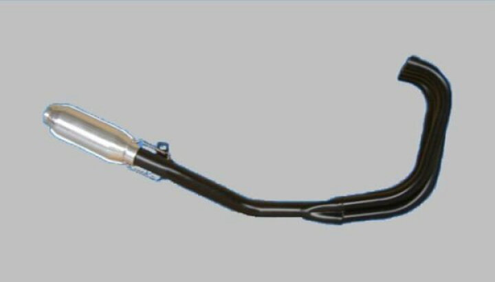 楽天市場】ZRX400/2 ～97 エルサウンド モナカ管 ブラック マフラー 