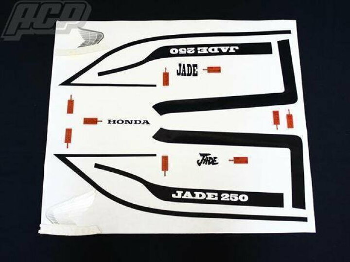 楽天市場】ジェイド250用 CBX 1型 赤白タイプラインステッカー 