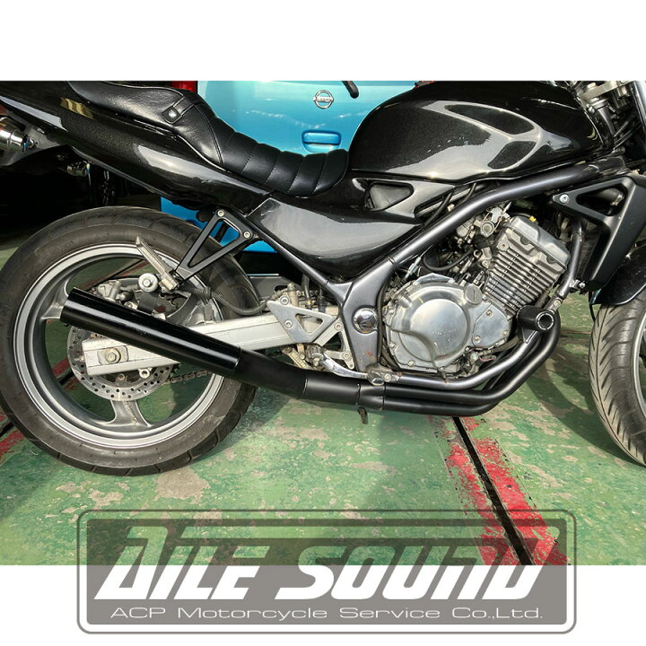 楽天市場】バリオス1型 エルサウンド ショート管 ブラック マフラー 