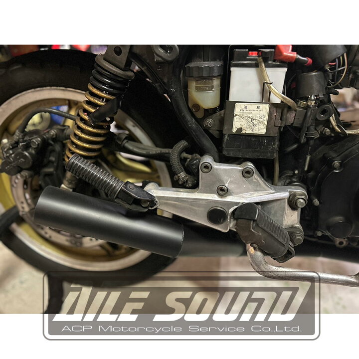 楽天市場】HAWK3 (CB250N/CB400N) エルサウンド ショート管 ブラック 