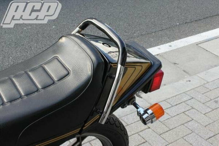 楽天市場】GSX250/400Eザリ用 ゴム付きタンデムバー（黒）新品 