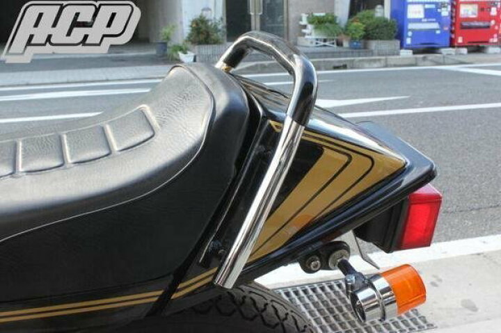 楽天市場】GSX250/400Eザリ用 ゴム付きタンデムバー（黒）新品 