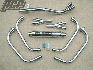 プリティー製 バリオス 2型 極 タイプ2 4-2-1 マフラー メッキ