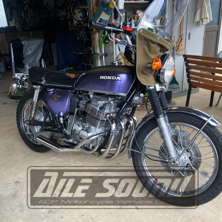 楽天市場】CB750K (K0~K7)エルサウンド ショート管 メッキ マフラー 