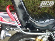 SUZUKI GS400 メッキタンデムバー(黒ゴム付き) TSH製 [GS400] スズキ