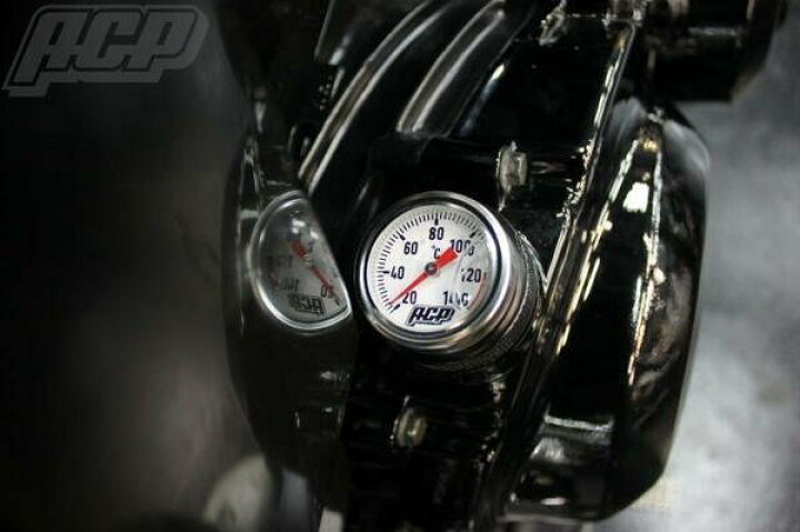 SALE／84%OFF】 ACP カワサキ用アナログ油温計 カラー：ブラック バイク