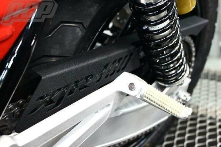 XJR400 ロゴ入り ブラック チェーンケース 新品 黒 ロゴイリ