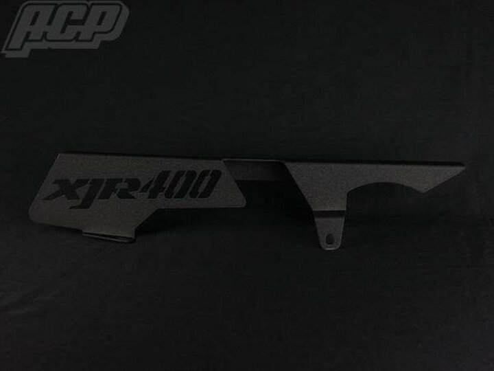 XJR400 ロゴ入り ブラック チェーンケース 新品 黒 ロゴイリ