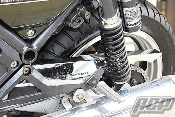 楽天市場】ゼファー1100 ロゴ入り メッキ チェーンケース 1100ロゴ 