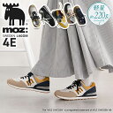 スニーカー 靴 幅広 ゆったり ワイド 4E 大きいサイズ moz モズ レディース ロゴ カジュアル ウォーキング 婦人 学生 通勤 通学 へらじか (アクアカルダ 送料無料)