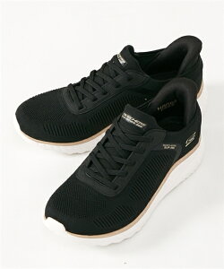 �X�j�[�J�[ �C SKECHERS �X�P�b�`���[�Y BOBS SQUAD CHAOS-CURRENT �X���b�v�C���Y �E�H�[�L���O �U�� �����₷�� �ʋ� 117497W (�A�N�A�J���_ ��������)