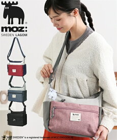 バッグ（鞄） moz モズ 10ポケット 仕分け上手 軽量 ショルダー リフレクター付 肩掛け 斜めかけ 普段使い お出かけ お買い物 アウトドア 野外 ママバッグ 旅行 トラベル (アクアカルダ 送料無料)