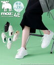 スニーカー 靴 4E 幅広 ゆったり ワイド 大きいサイズ moz モズ エルク 超軽量 レースアップ 軽い アウトドア カジュアル シューズ シンプル へらじか (アクアカルダ)