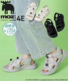 サンダル 靴 4E 幅広 ゆったり ワイド 大きいサイズ moz モズ 超軽量 ドロスト付 スポーツサンダル スポサン (アクアカルダ)