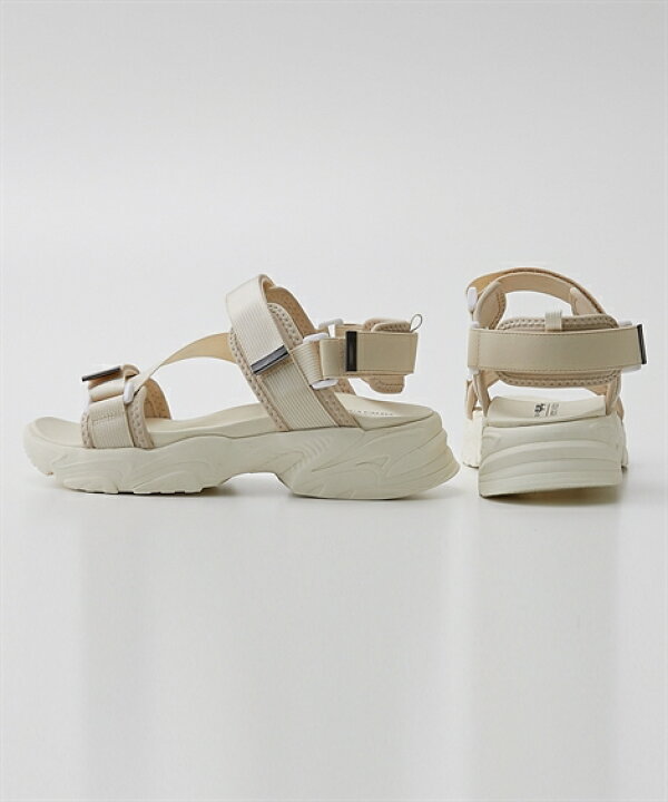 ポイント20倍 7 11 1 59まで サンダル 靴 la farfa SHOES ラファーファ 幅広 ゆったり 4E相当 レディース スポーツサンダル スポサン 約5cmソール アクアカルダ 送料無料