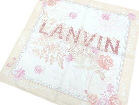 ランバン　LANVIN　ハンカチ無料ラッピング指定可　明日楽対応商品　LV104　 【　ギフト　プレゼント　ブランド　レディース　女性　】