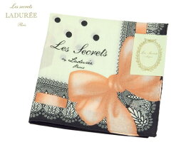 ラデュレ　LADUREEハンカチ無料ラッピング指定可　明日楽対応商品　LDR012　【 　ギフト　プレゼント　ブランド　定番　スクレ・ラデュレ　】