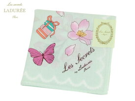 ラデュレ　LADUREE　ハンカチ無料ラッピング指定可　明日楽対応商品　LDR024　【 　ギフト　プレゼント　ブランド　定番　スクレ・ラデュレ　】